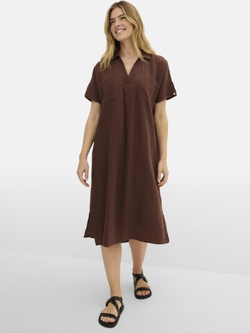 bonprix Blousejurk in Bruin: voorkant