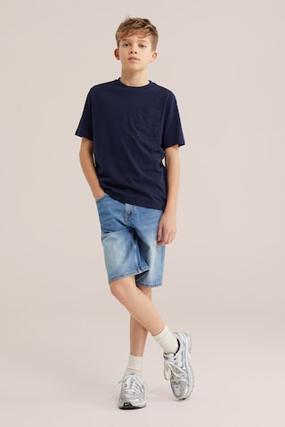 WE Fashion Majica | modra barva