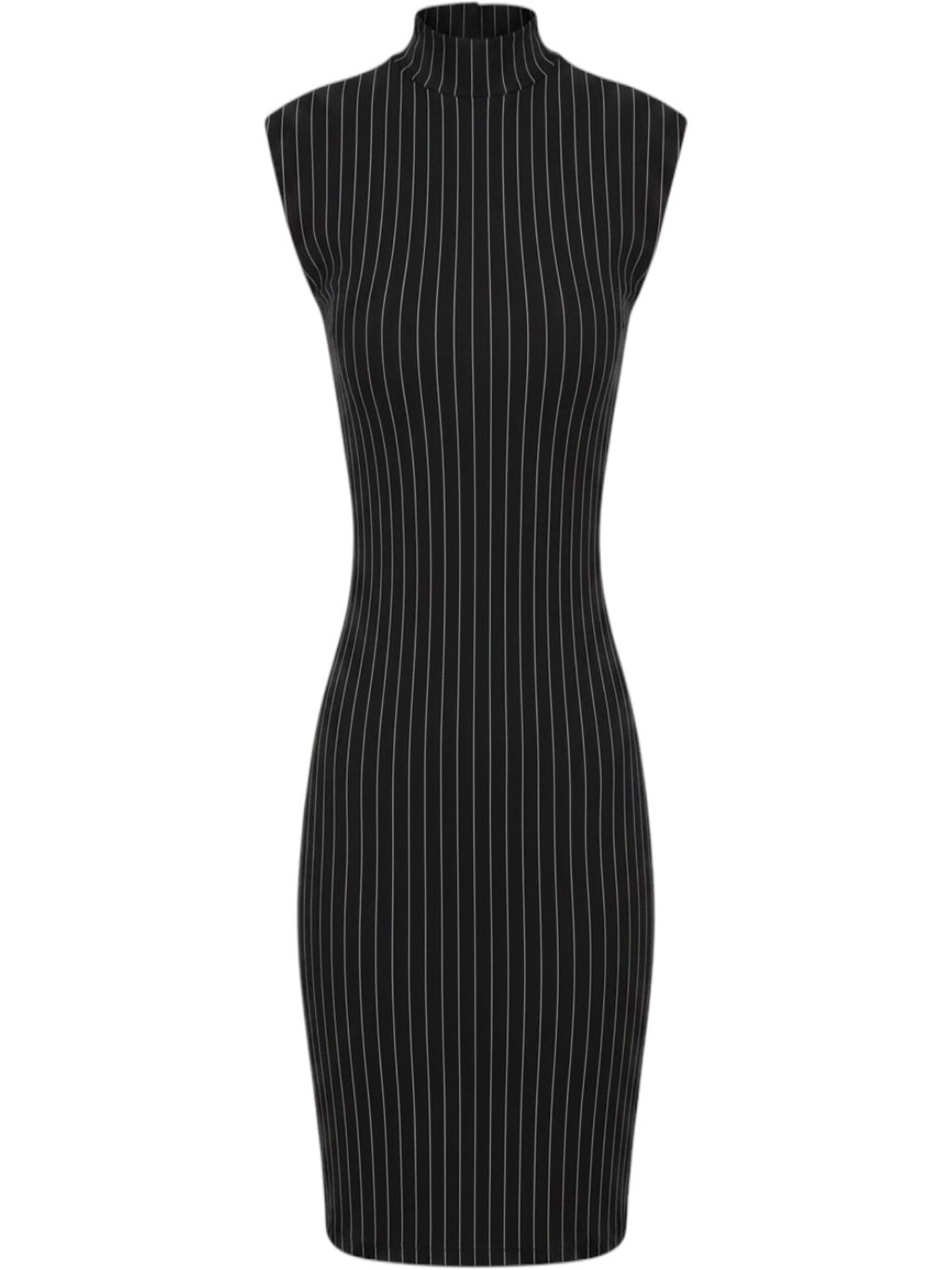 WOMAN VISION Kleid in Schwarz: Vorderseite
