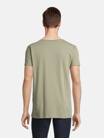 salzhaut Shirt 'DIEK' in Groen