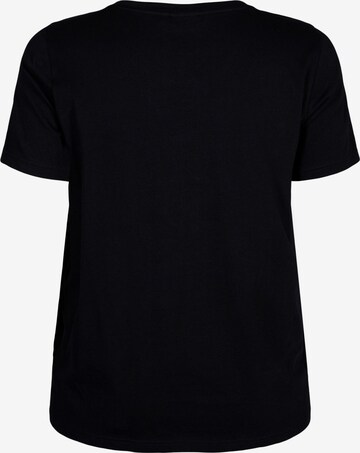 Zizzi Shirt 'VELIN' in Black