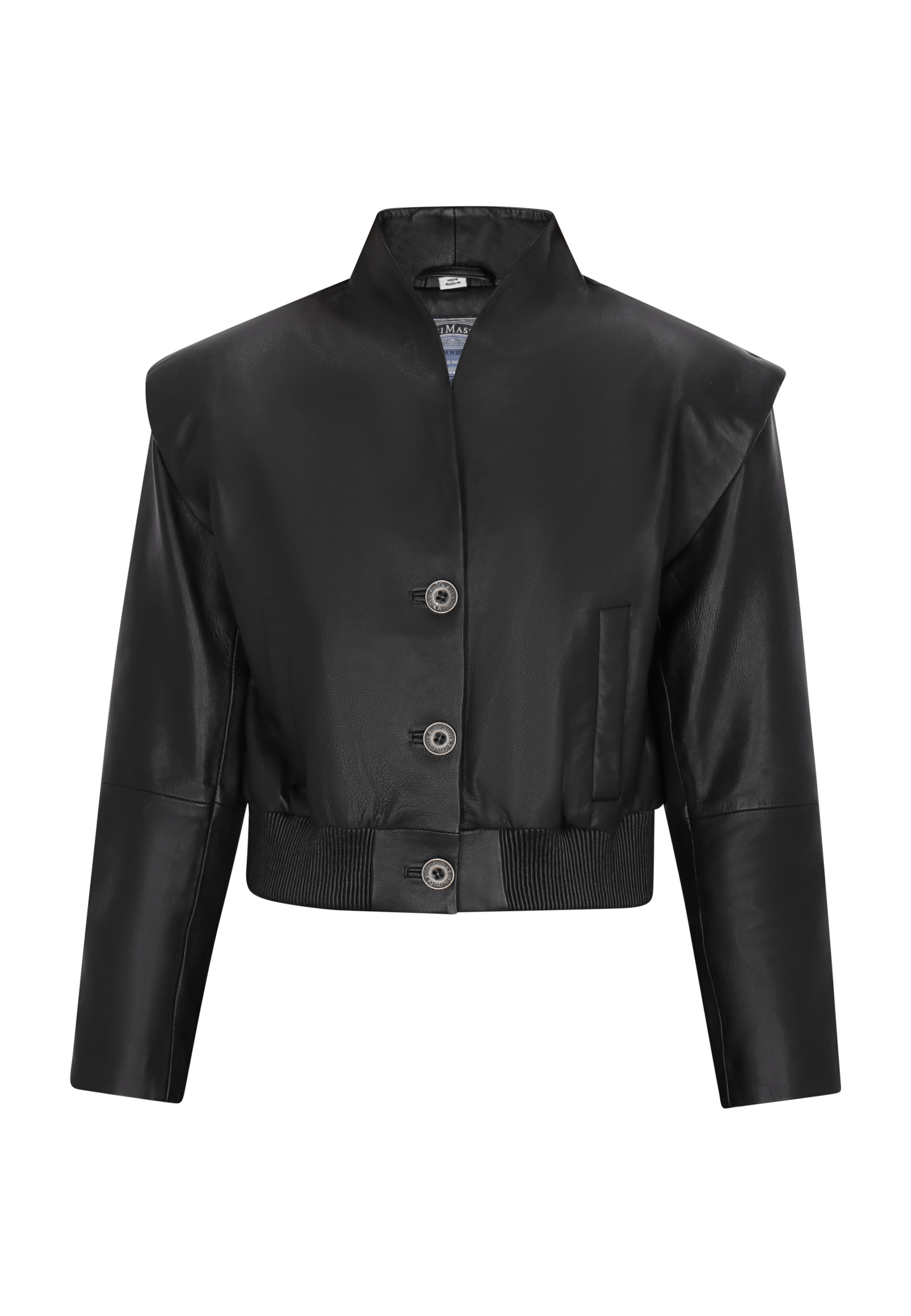 DreiMaster Vintage Jacke in Schwarz: Vorderseite