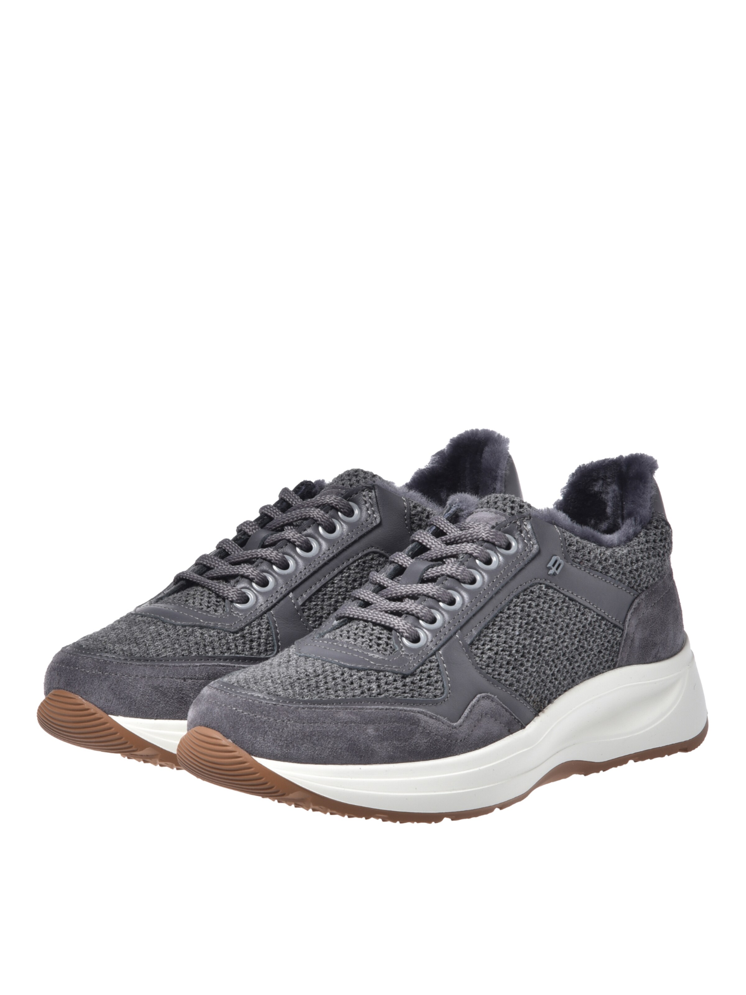 BALDININI Platform trainers in Grey