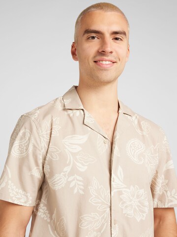 Fit confort Chemise HOLLISTER en beige