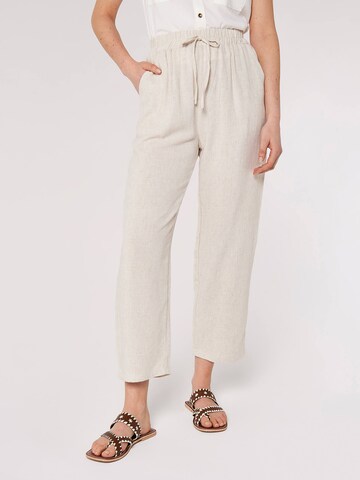 Apricot Regular Hose 'Palazzo' in Grau: Vorderseite