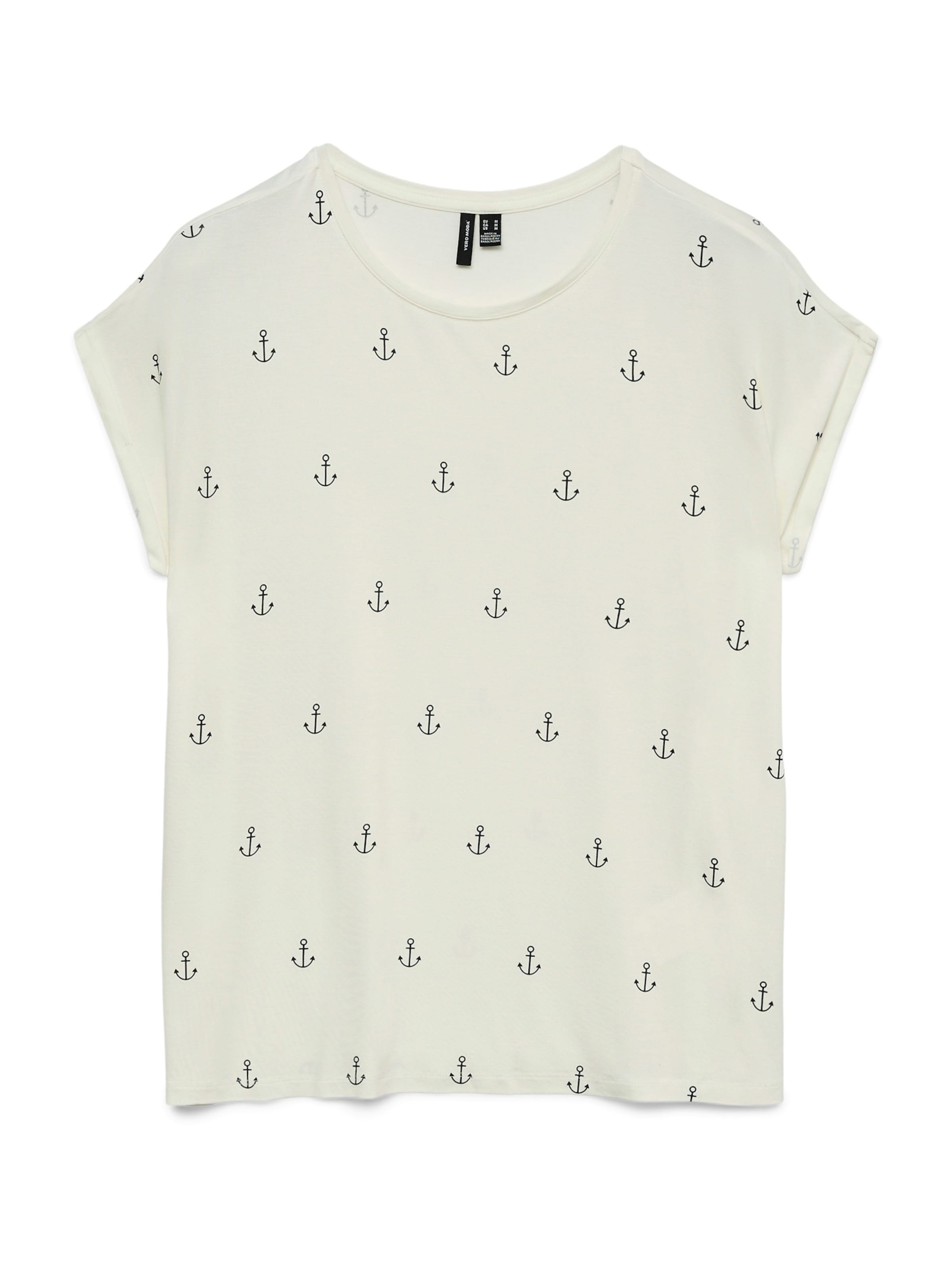 VERO MODA Camisa em preto / branco, Vista do artigo