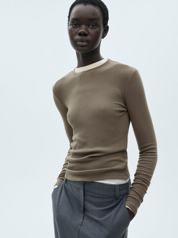 MANGO Shirts 'Liloca' i grøn: forside