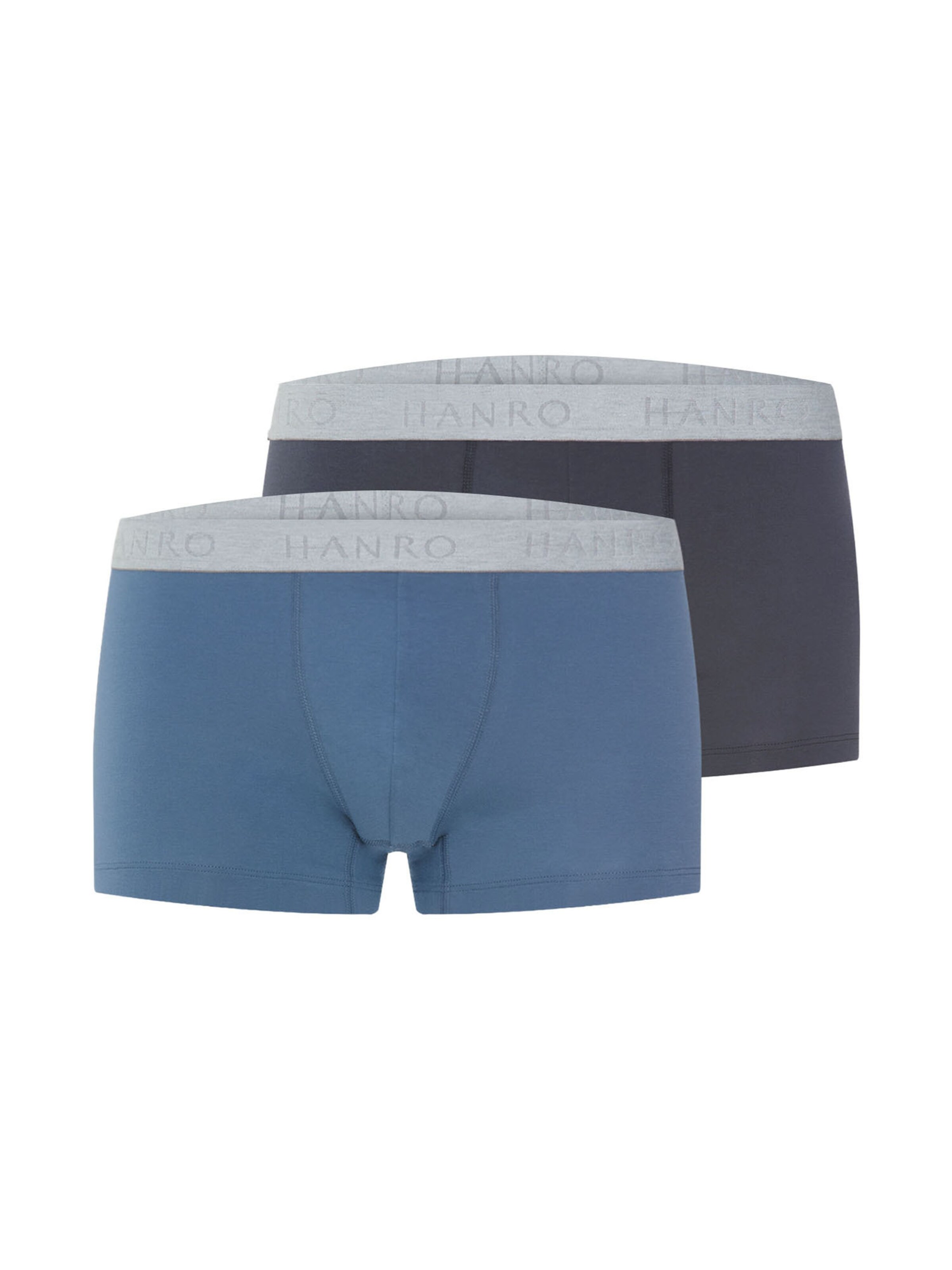 Hanro Retro Pants ' Cotton Essentials ' in Blau: Vorderseite