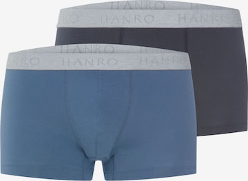 Hanro Boxershorts ' Cotton Essentials ' in Blauw: voorkant