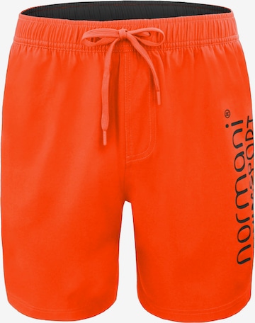 normani Board Shorts ' Nio ' in Orange: front