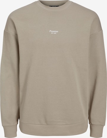 JACK & JONES Sweatshirt 'Kam' in Beige: voorkant