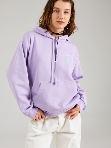 LEVI'S ® Sweatshirt 'Graphic Salinas Hoodie' in Lila