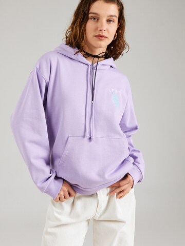 LEVI'S ® Bluzka sportowa 'Graphic Salinas Hoodie' w kolorze fioletowy