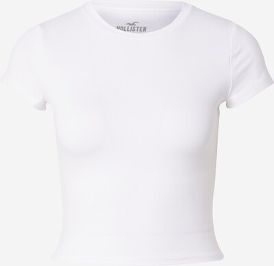 Tricou HOLLISTER pe alb, Vizualizare produs