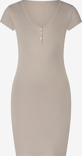 Hunkemöller Chemise de nuit 'Henley' en beige chiné, Vue avec produit