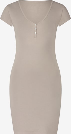 Hunkemöller Camiseta de noche 'Henley' en beige moteado, Vista del producto