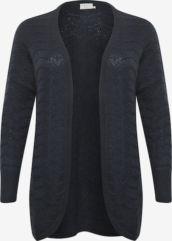 KAFFE CURVE Knit cardigan 'Emana' in Blue: front
