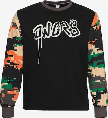 Sweat-shirt Dangerous DNGRS en noir : devant