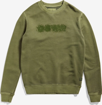 Sweat-shirt G-Star RAW en vert : devant