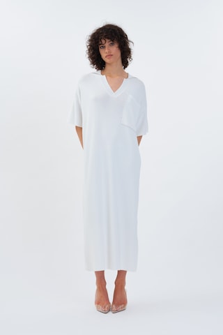 Aligne - Vestido en blanco: frente