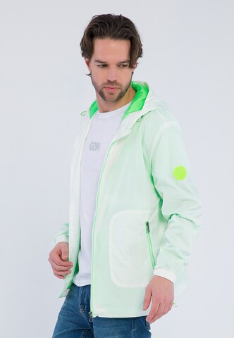 Veste mi-saison Giorgio di Mare en vert : devant