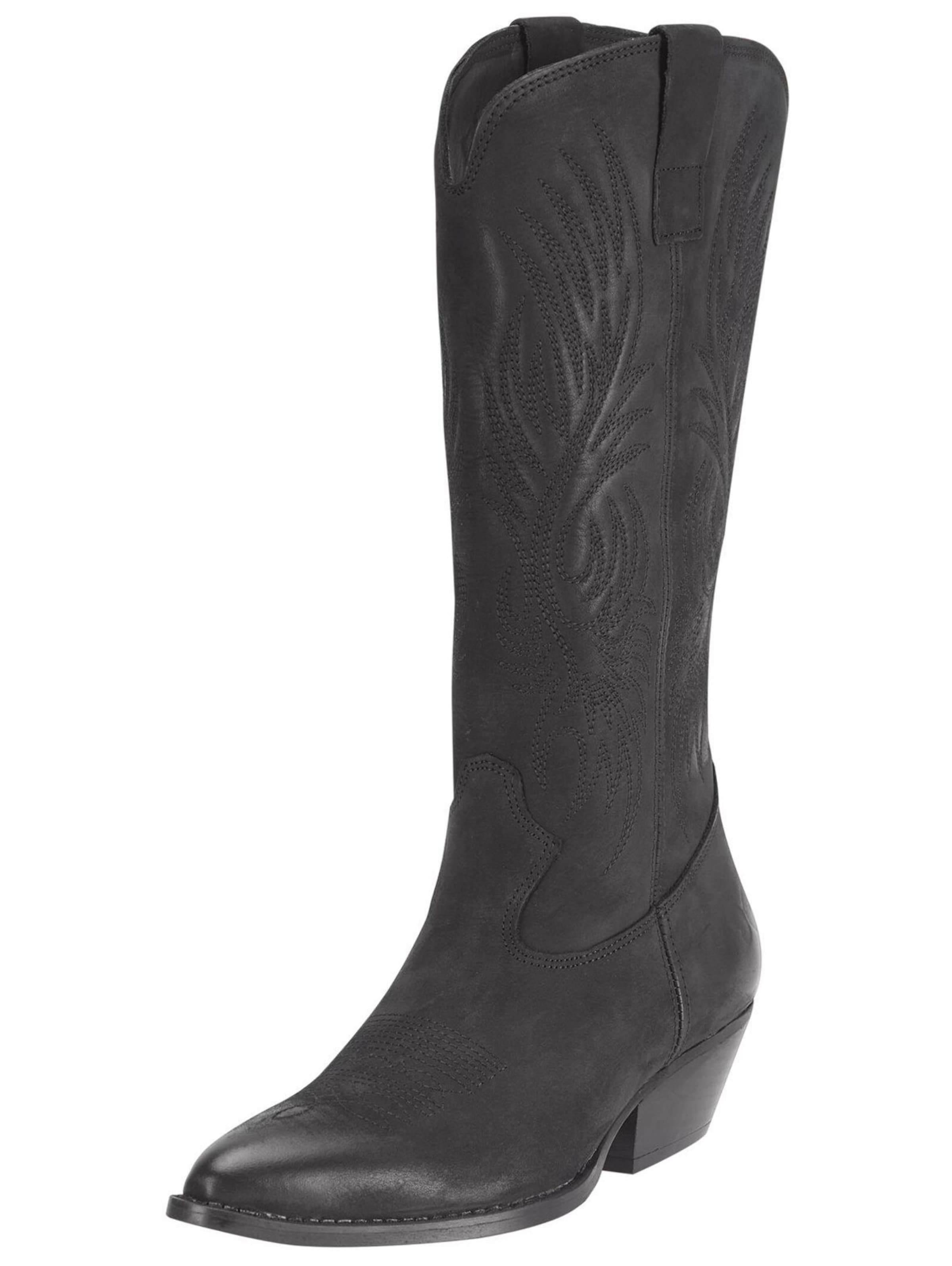 Stivale da cowboy 'Selma' di FELMINI in nero: frontale