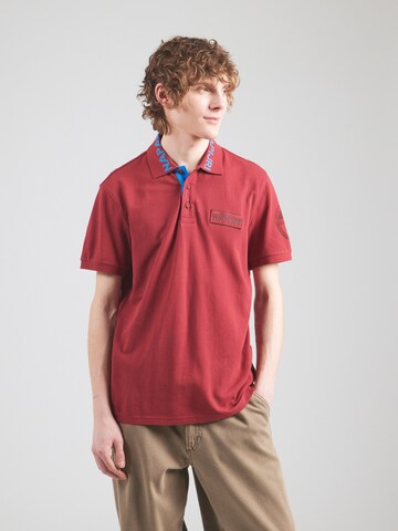 NAPAPIJRI - Camiseta 'E-AMUNDSEN 1' en rojo: frente