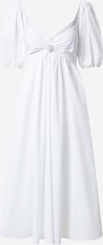 Abercrombie & Fitch Šaty - biela: predná strana