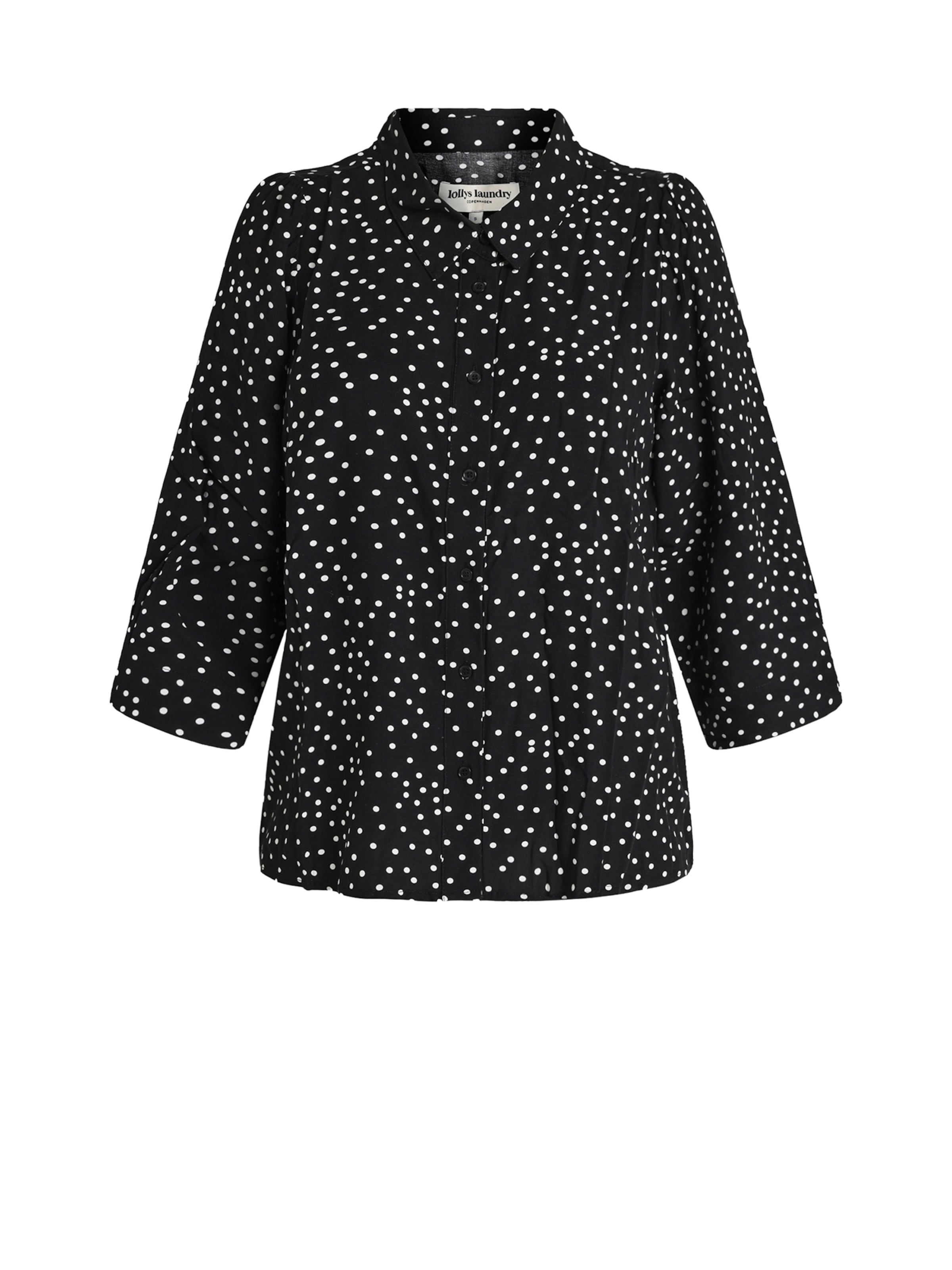 Camicia da donna 'Bono' di Lollys Laundry in nero: frontale