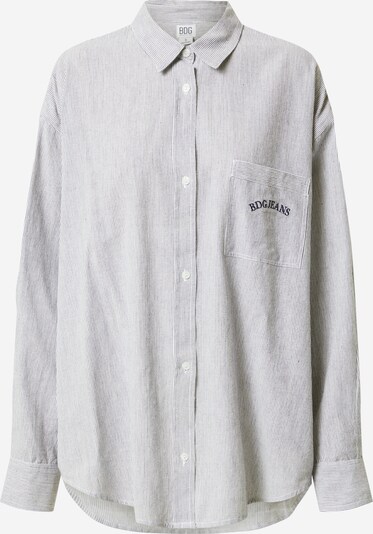 BDG Urban Outfitters Bluse 'TULLY' in grau / weiß, Produktansicht
