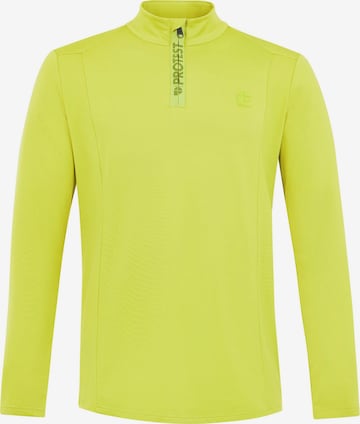 PROTEST Sportsweatshirt 'REWILL' in Groen: voorkant
