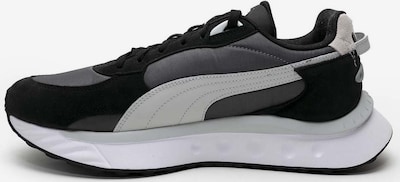 PUMA Sneaker 'Wilder Rider' in hellgrau / dunkelgrau / schwarz, Produktansicht