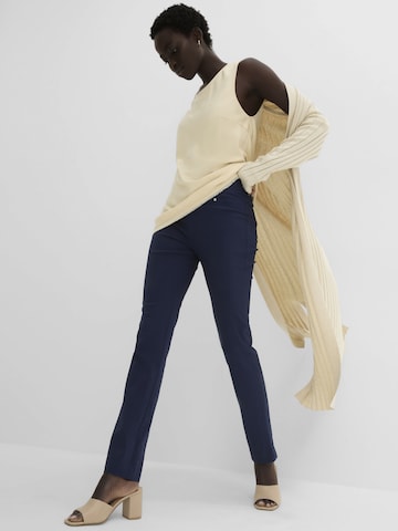 bonprix Slim fit Pants in Blue