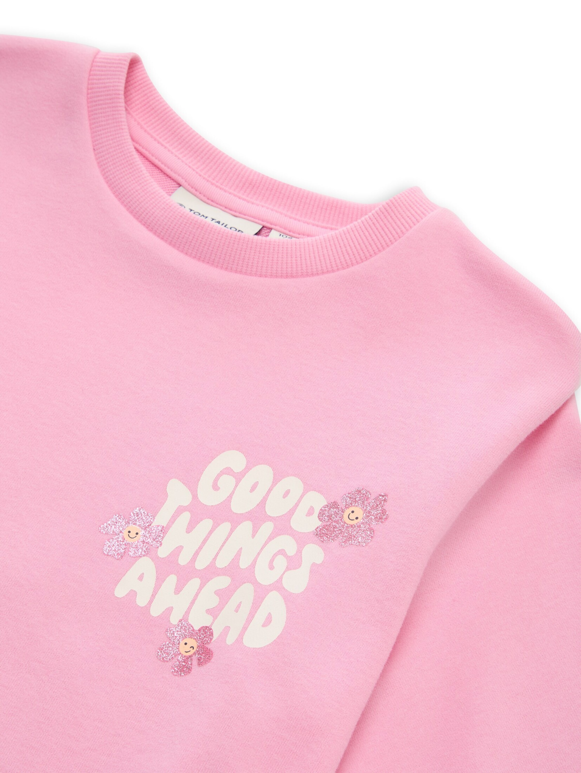 TOM TAILOR Sweatshirt in Pink