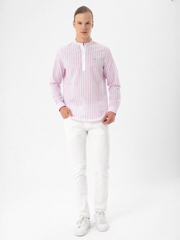 By Diess Collection Средняя посадка Рубашка в Ярко-розовый