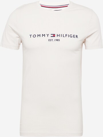 TOMMY HILFIGER Tričko – béžová: přední strana