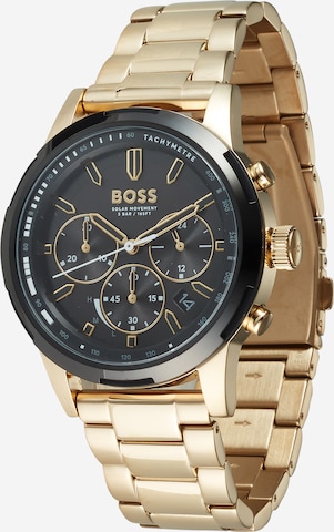 BOSS Black - Reloj analógico en oro: frente