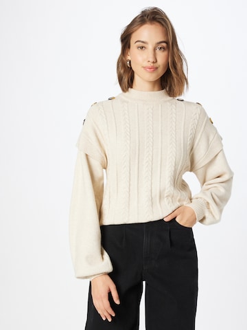 Freequent Sweater 'CLAURA' in Beige: front