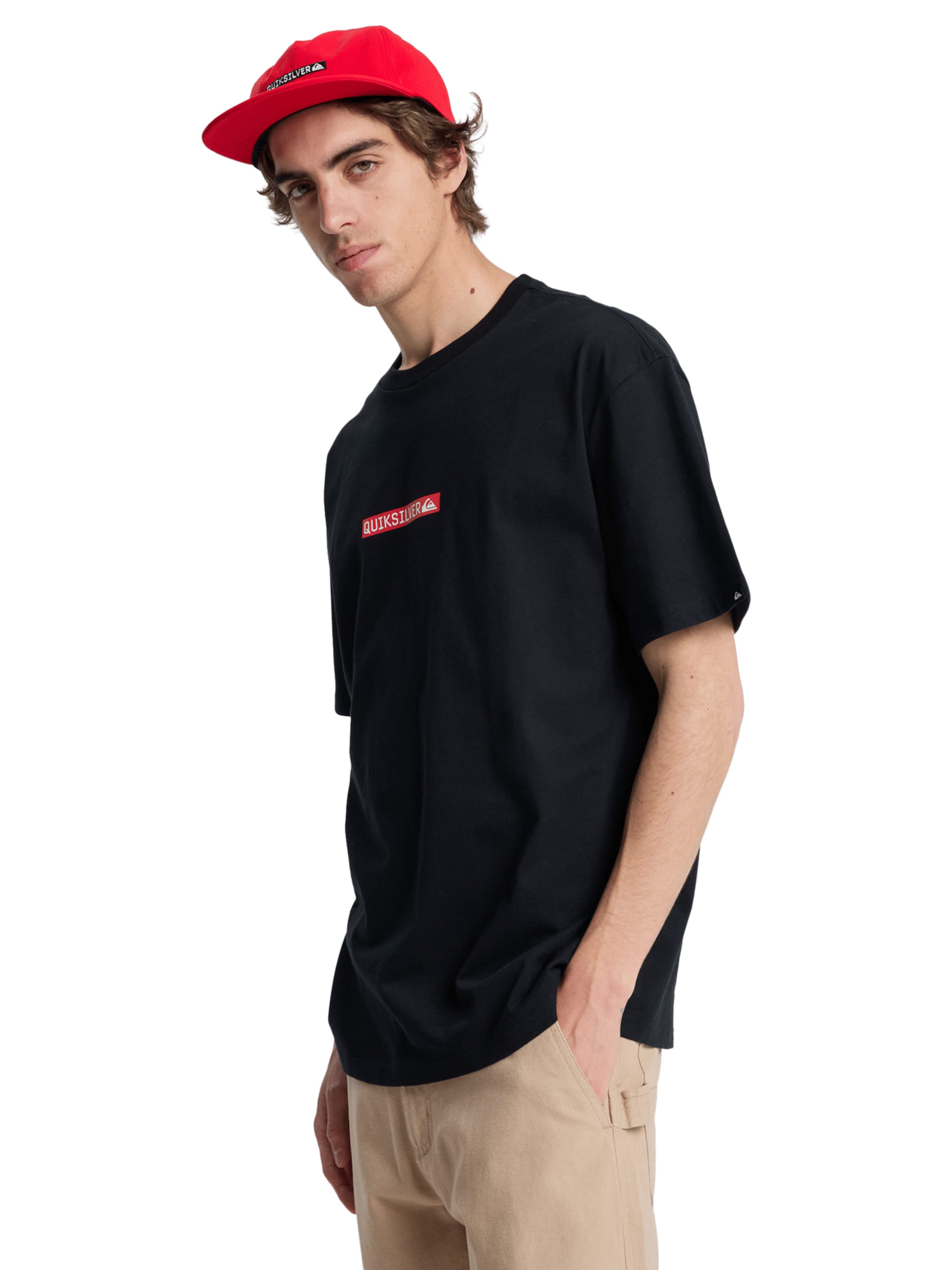 QUIKSILVER Shirt 'Dna Clicker' in Black