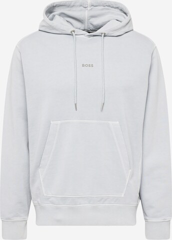 Sweat-shirt 'Wefadehoody' BOSS en gris : devant