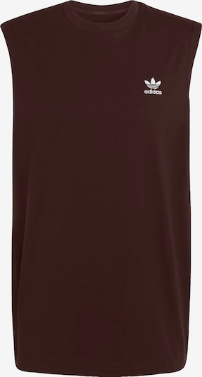 ADIDAS ORIGINALS Paita 'Trefoil Essentials' värissä suklaa / valkoinen, Tuotenäkymä