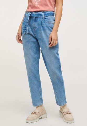 MUSTANG Tapered Hose 'Charlotte' in Blau