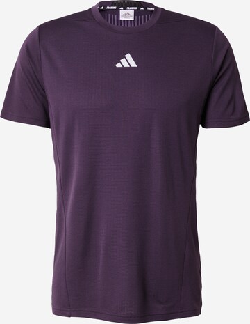 ADIDAS PERFORMANCE Performance Shirt 'Designed for Training HIIT' in Purple: front