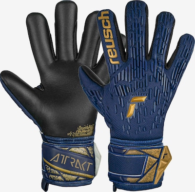 REUSCH Sporthandschoenen 'Attrakt Freegel' in de kleur Blauw / Goud / Zwart, Productweergave