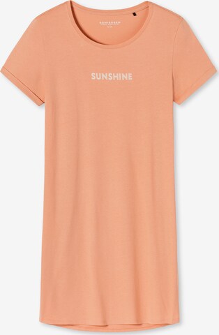 SCHIESSER Nachthemd 'Summer Night' in Oranje: voorkant