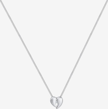 Elli DIAMONDS Halskette Herz in Silber