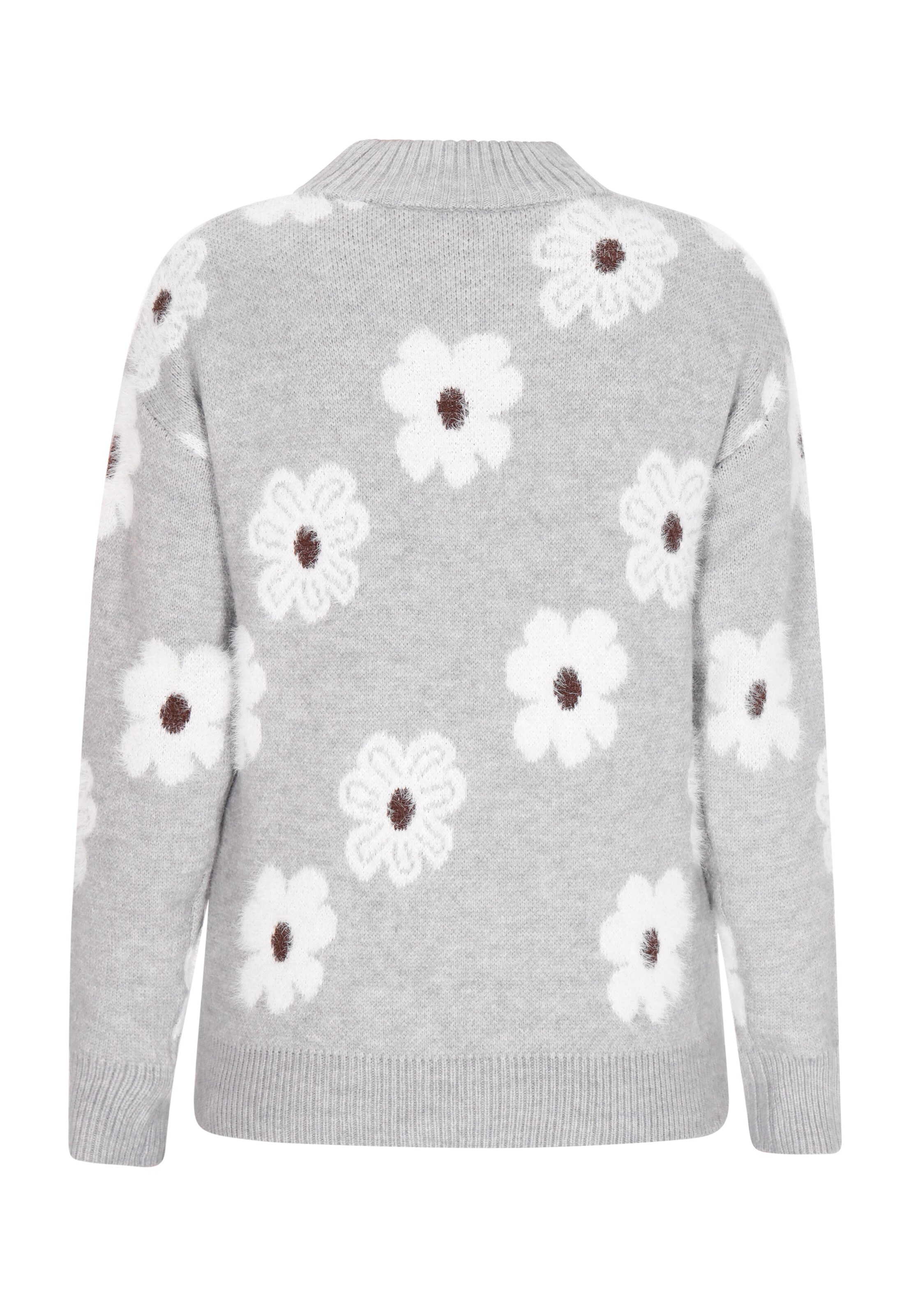 Pullover di swirly in grigio