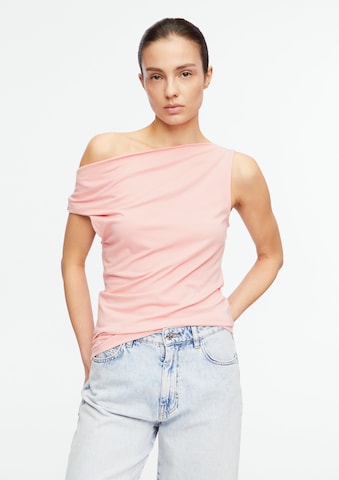 T-shirt COMMA en rose : devant