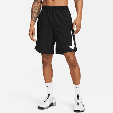 NIKE Workout Pants in Black: front