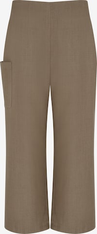 Aligne Lużny krój Spodnie w kolorze brązowy: przód
